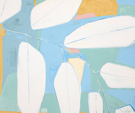 BOTANICALS AND BEACH GLASS No. 2