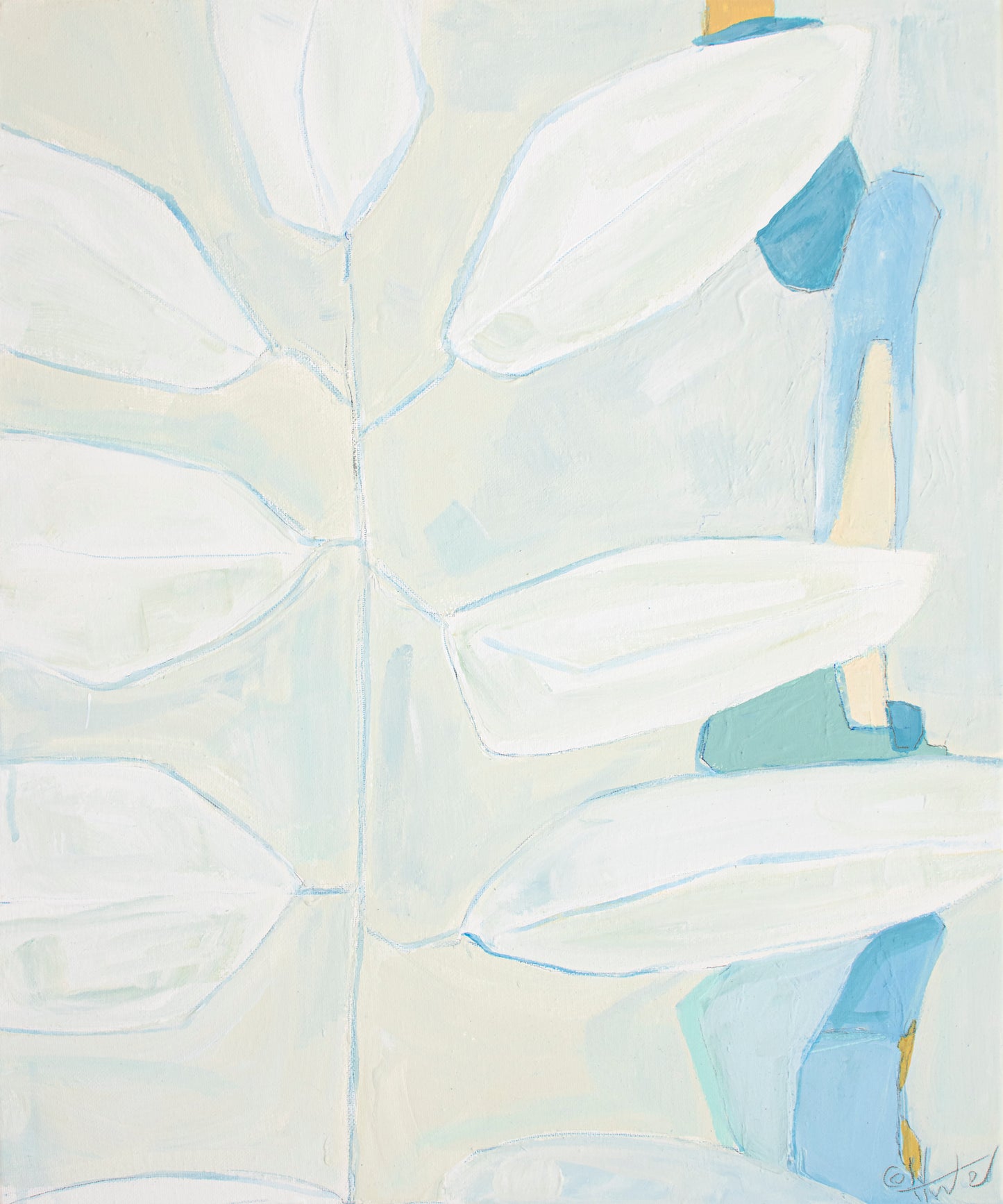 BOTANICALS AND BEACH GLASS No. 7