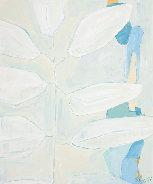 BOTANICALS AND BEACH GLASS No. 7