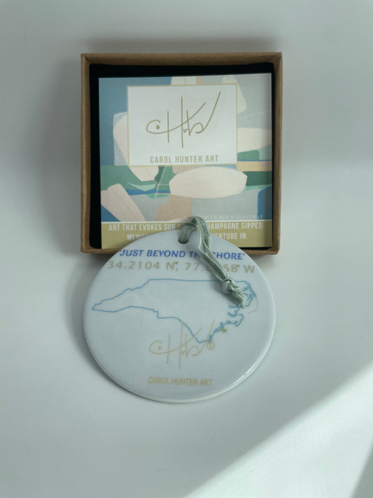 JUST BEYOND THE SHORE- ORNAMENT