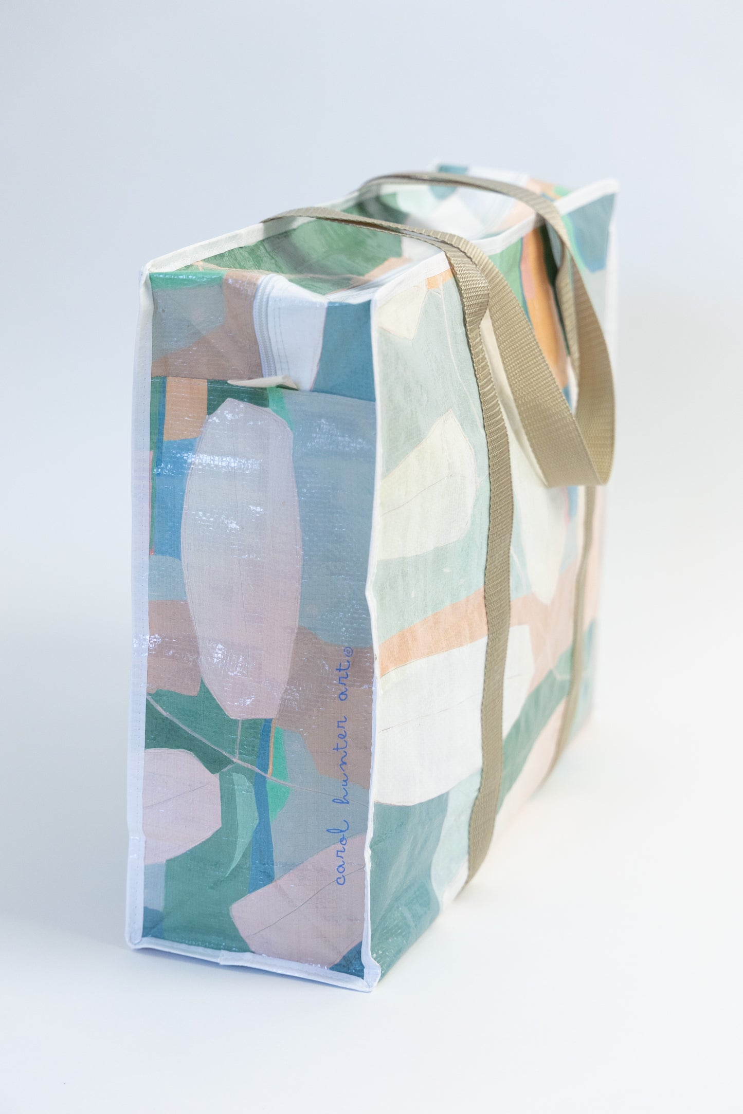 BOTANICALS AND BEACH GLASS BAG
