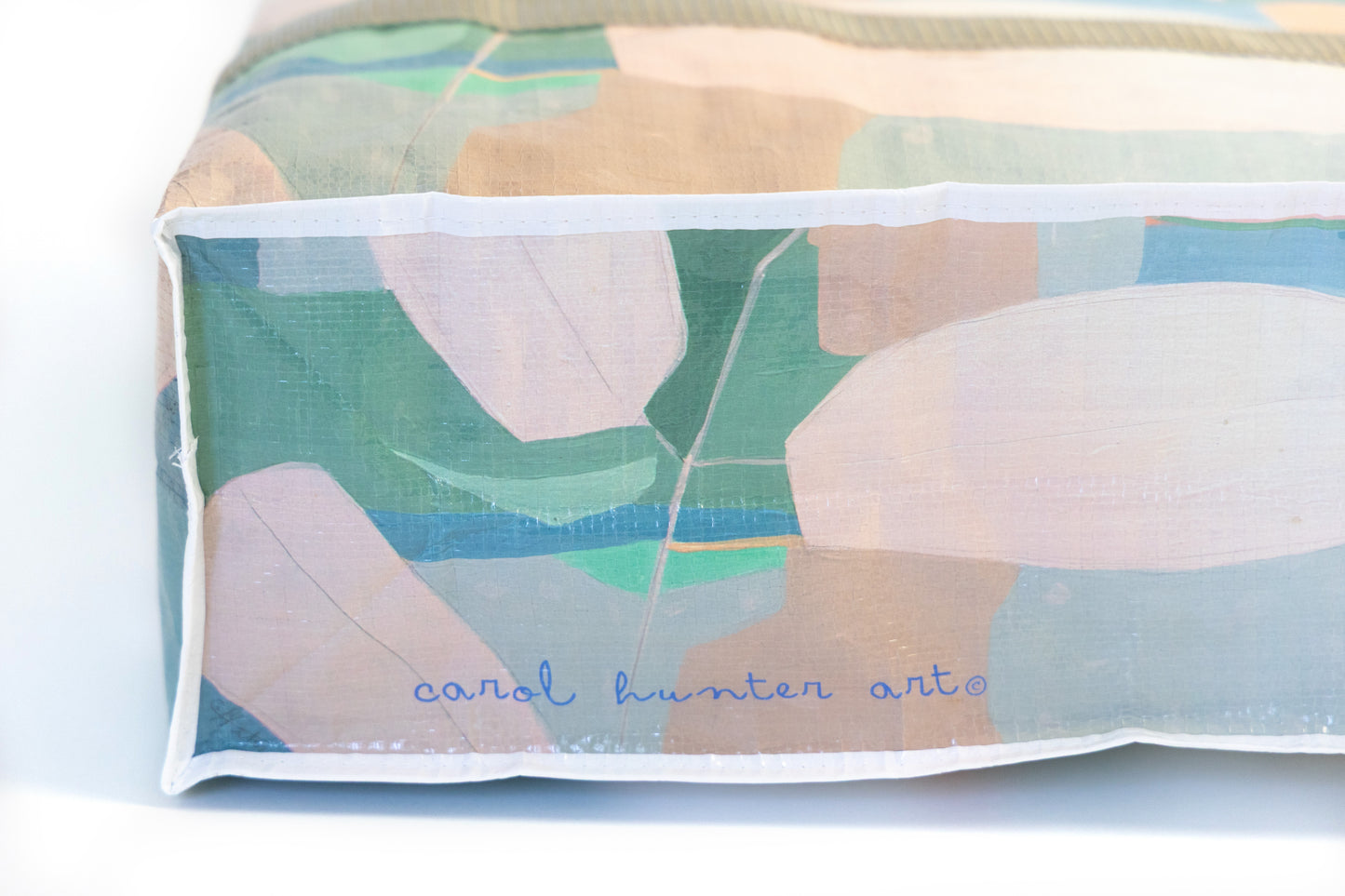 BOTANICALS AND BEACH GLASS BAG