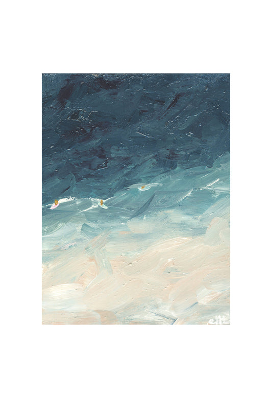 Diamond Head print in frame