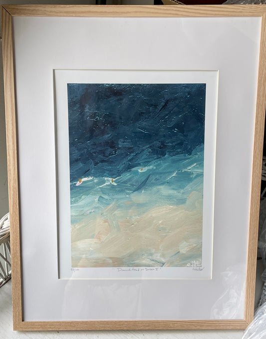 Diamond Head print in frame