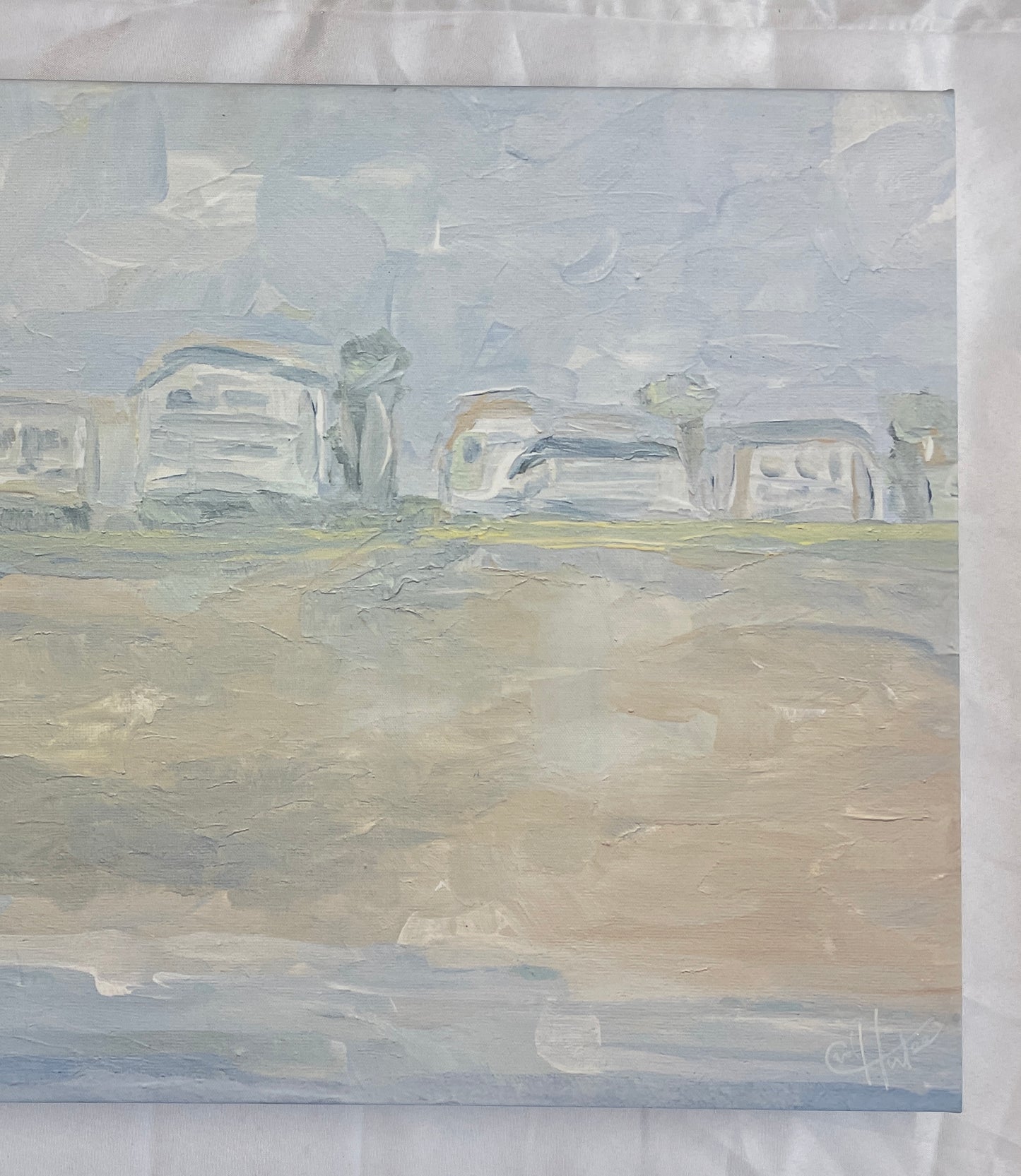 Salty Views- print on canvas