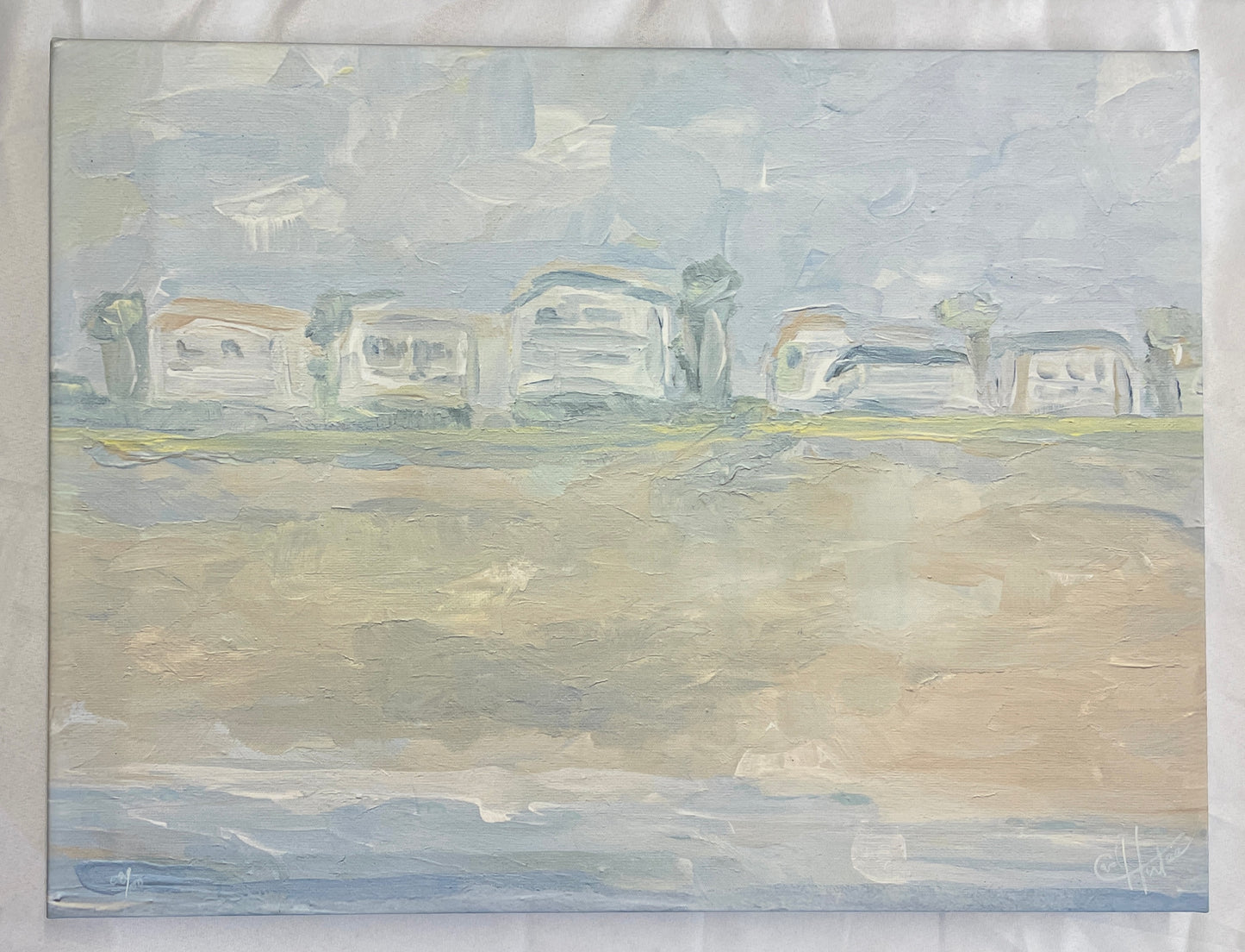 Salty Views- print on canvas