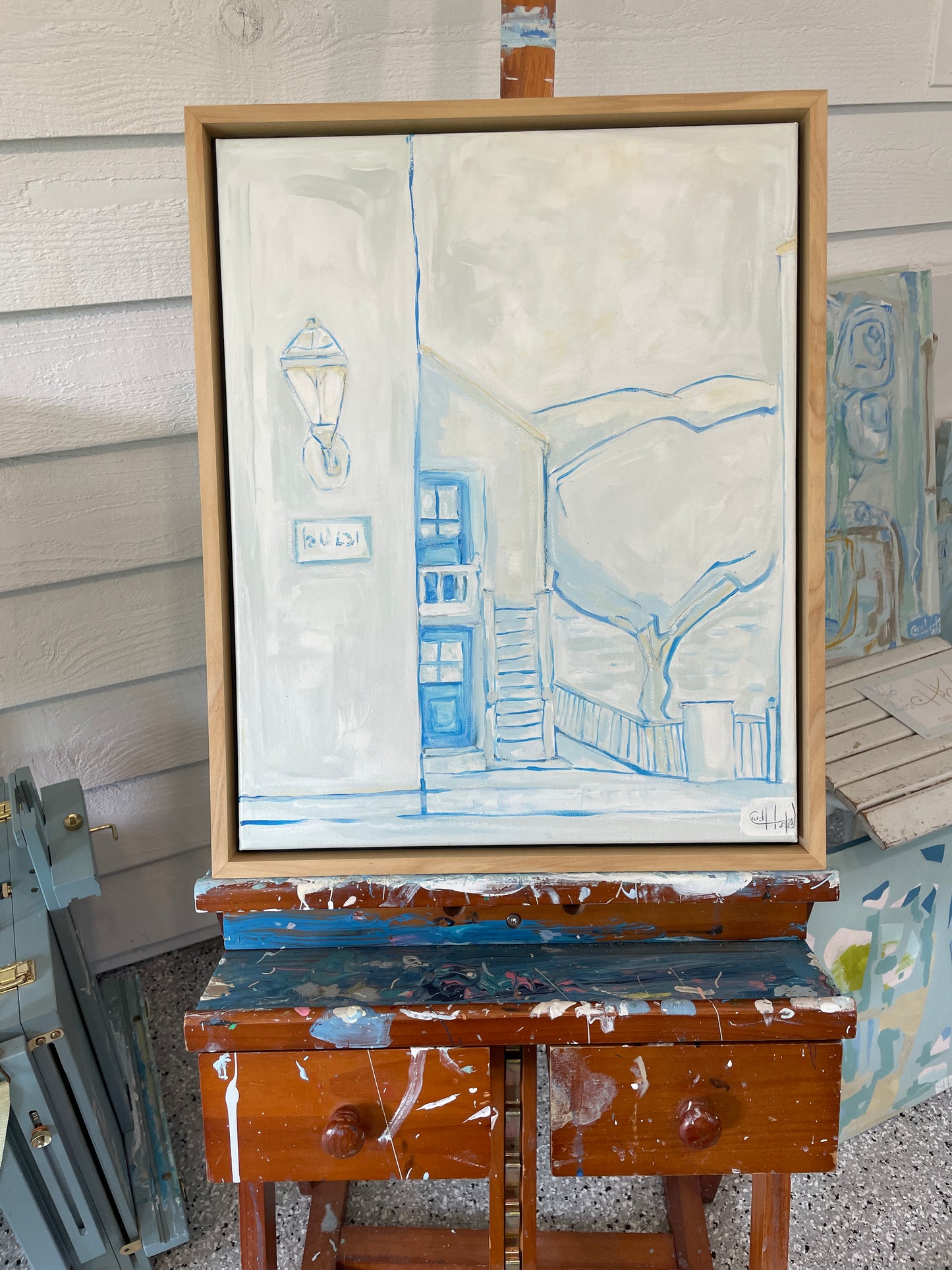 BLUE AND WHITE CHORA
