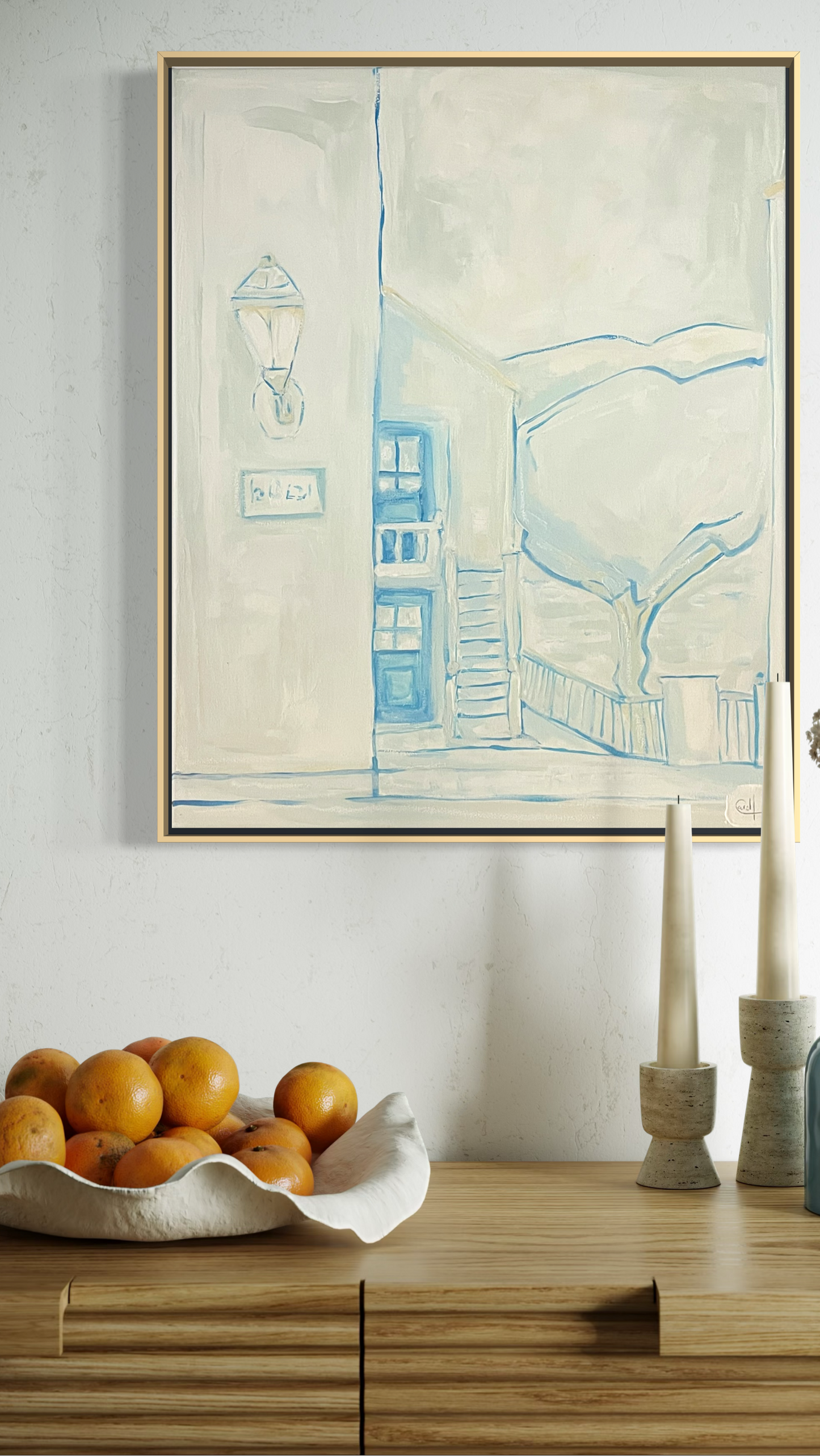 BLUE AND WHITE CHORA