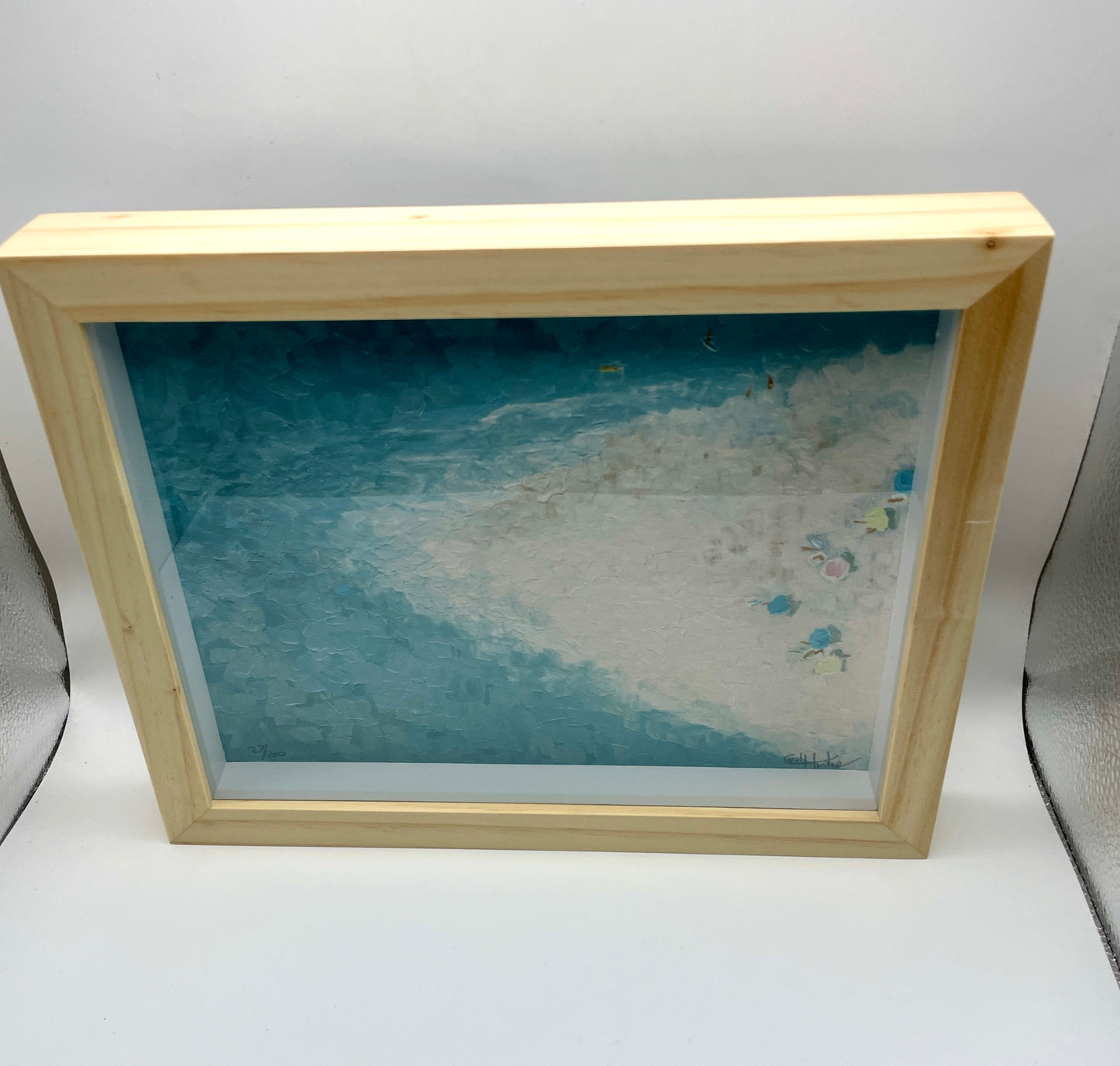 Gfit-able Framed Art print 'The Sand Spit'