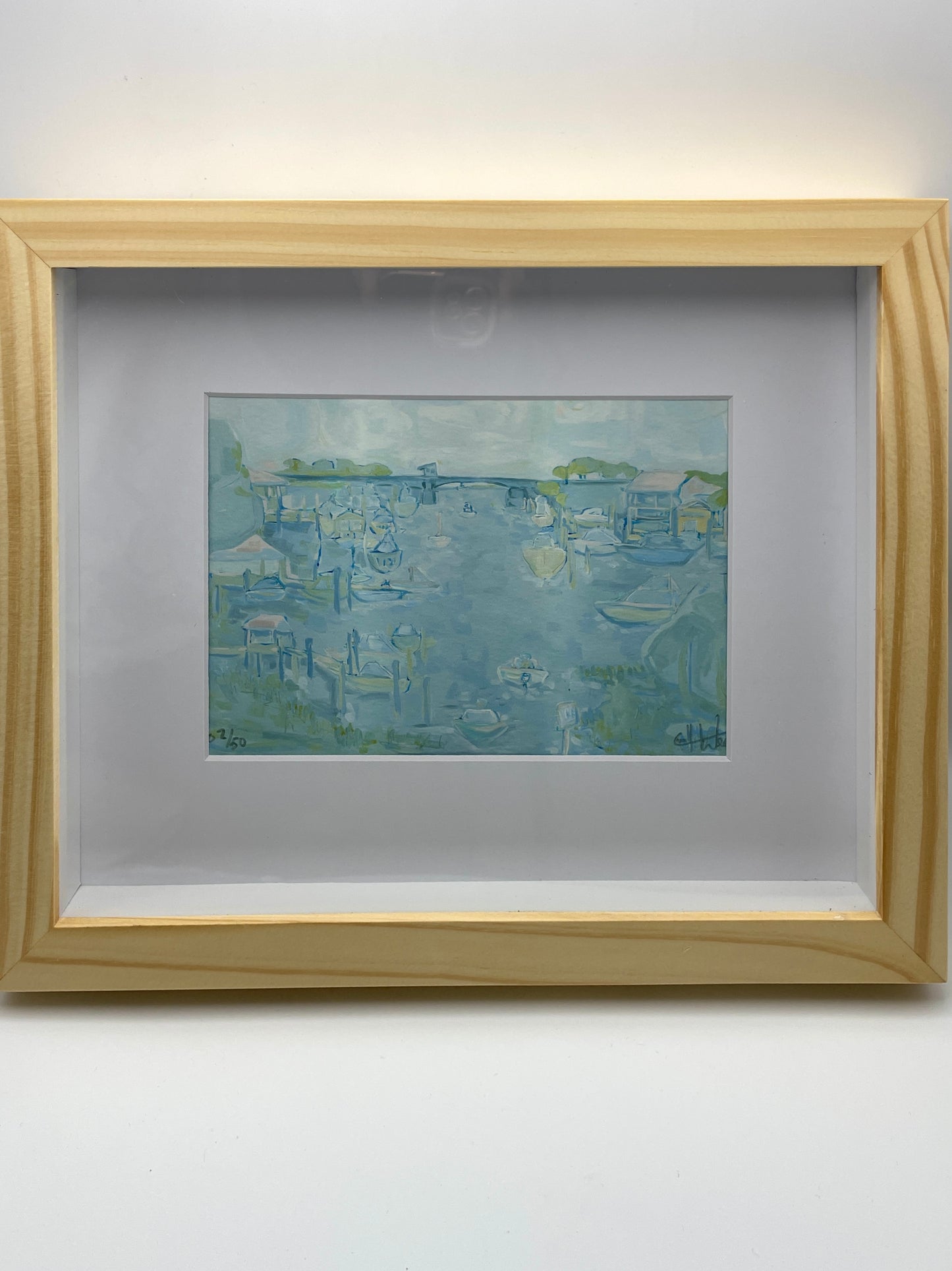 Gfit-able Framed Art print ' The Waterway'