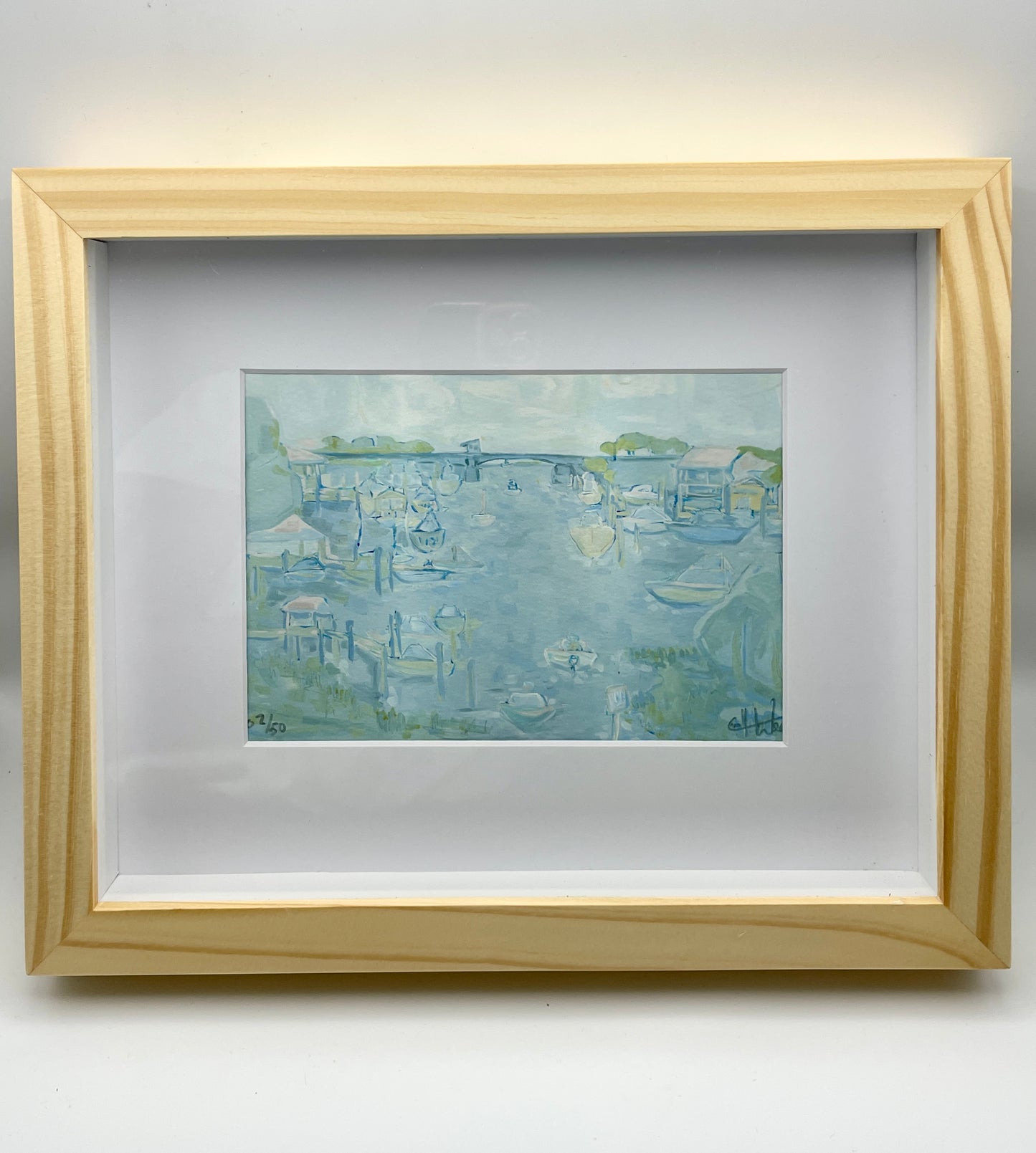 Gfit-able Framed Art print ' The Waterway'