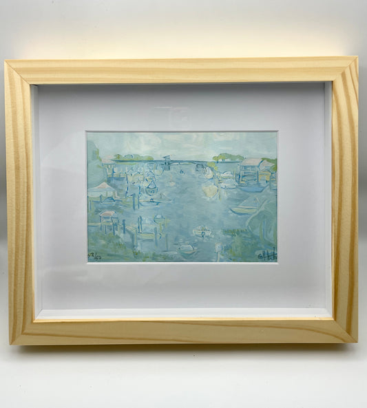 Gfit-able Framed Art print ' The Waterway'